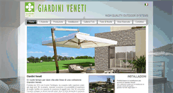 Desktop Screenshot of giardiniveneti.it