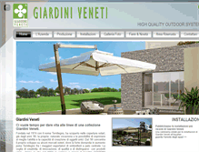 Tablet Screenshot of giardiniveneti.it